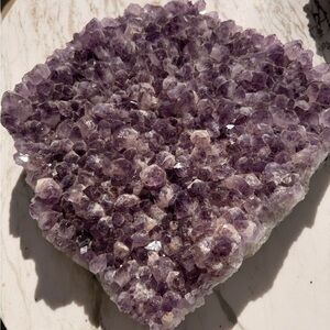 Purple Amethyst Geode Crystal Cluster